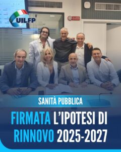 Sottoscritta la preintesa del CCNL Sanità pubblica 2025-2027