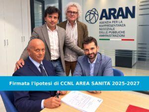 Firmata l’ipotesi di CCNL dell’Area Sanità 2025-2027