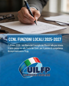 Pre-intesa CCNL Funzioni Locali 2025-2027 via libera del Governo